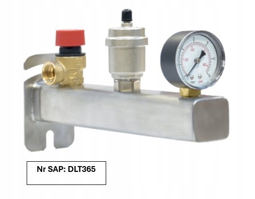 Bezpečnostní skupina Inox pro C.o. 3 bar, s vybavením Onnline