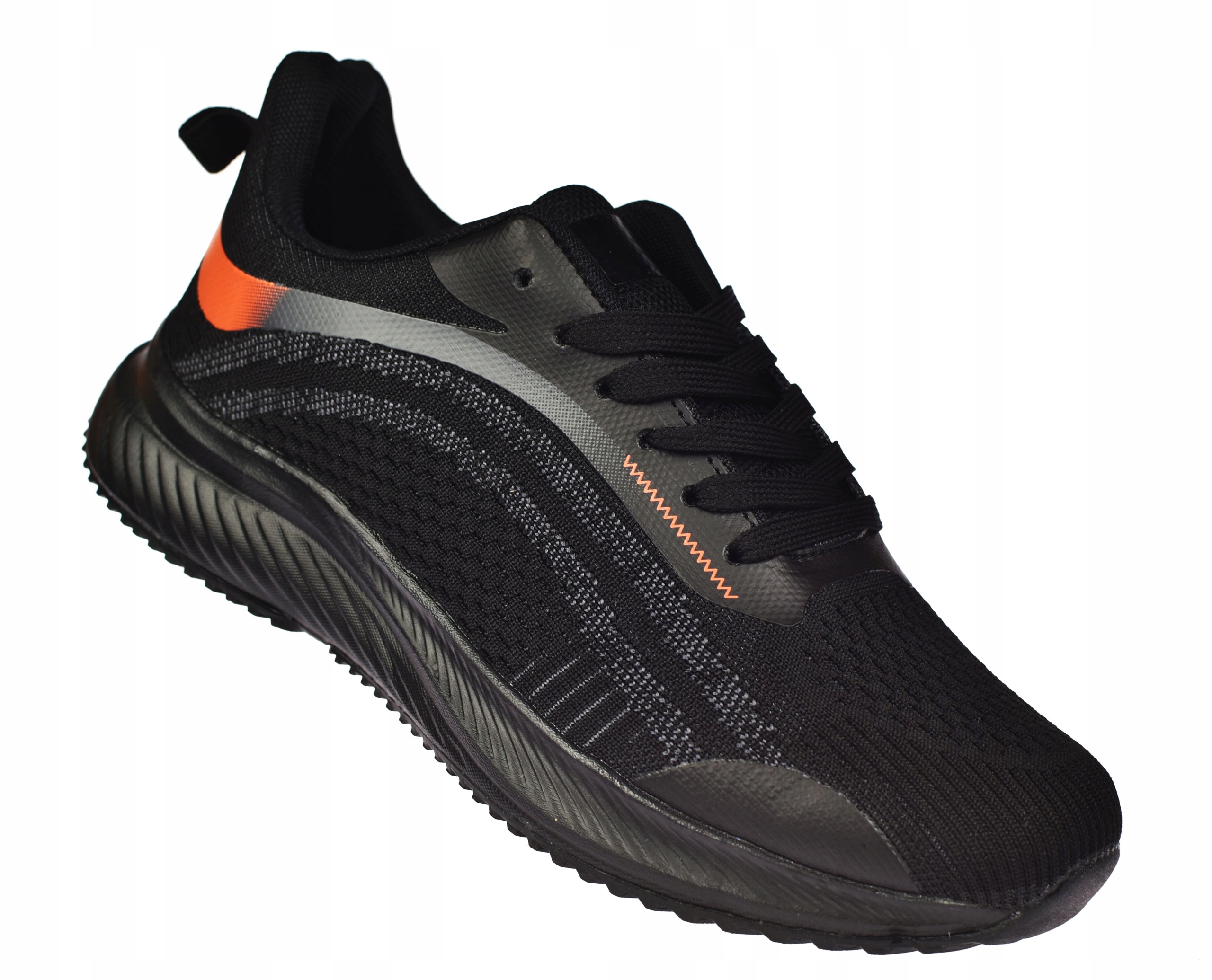 Pánské sportovní boty 0595 bk síťované lehké pro fitness běhání vel 45