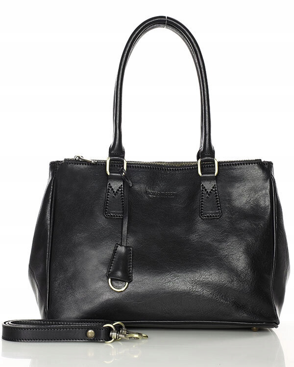 Torebka damska kuferek SKÓRZANY Marco Mazzini