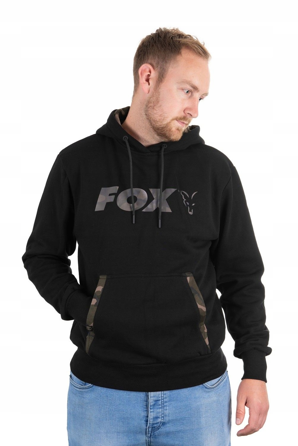 Bluza Fox Print Hoody Black/Camo 3XL