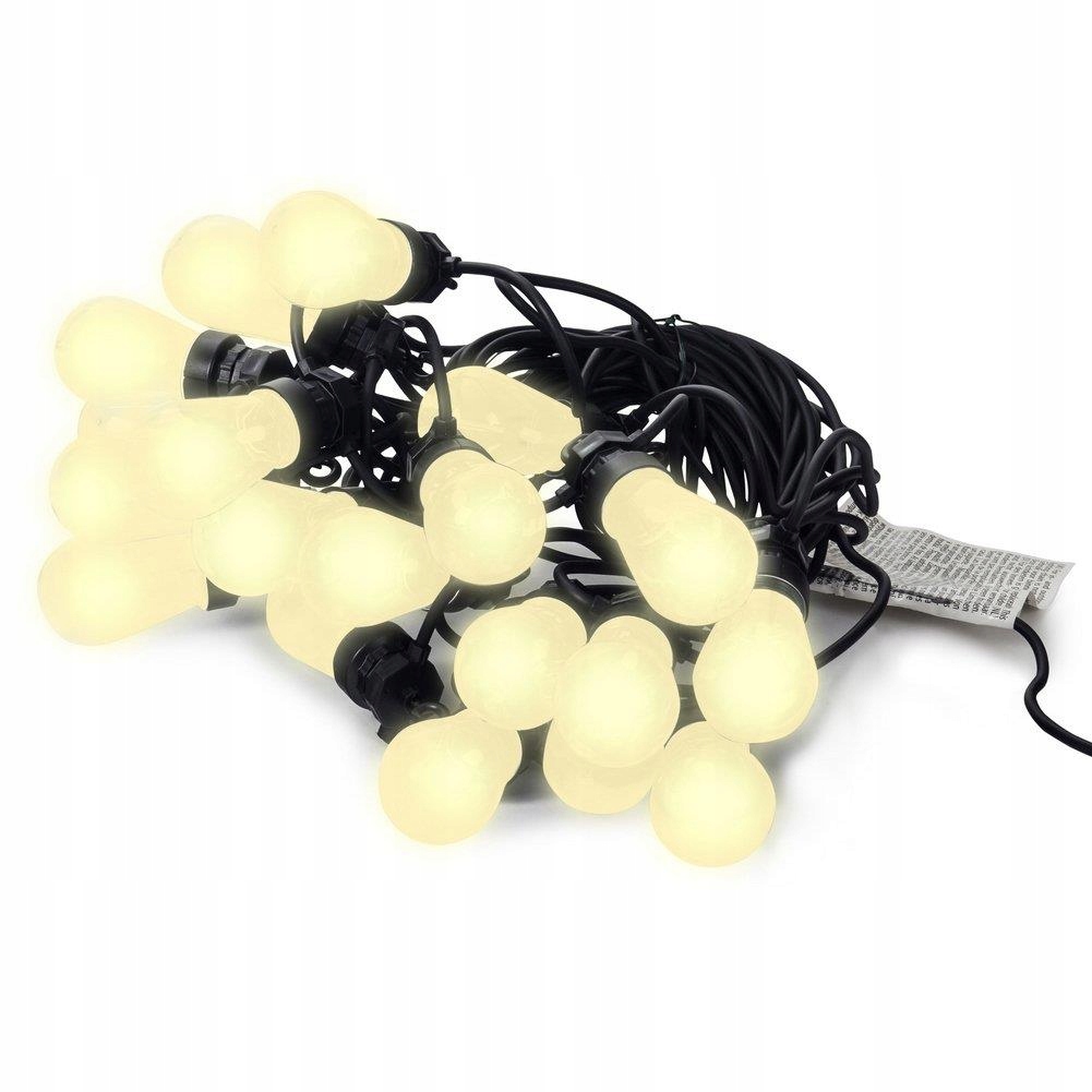 

Girlanda Lampki ogrodowe 230V 20x Żarówki Led Loft