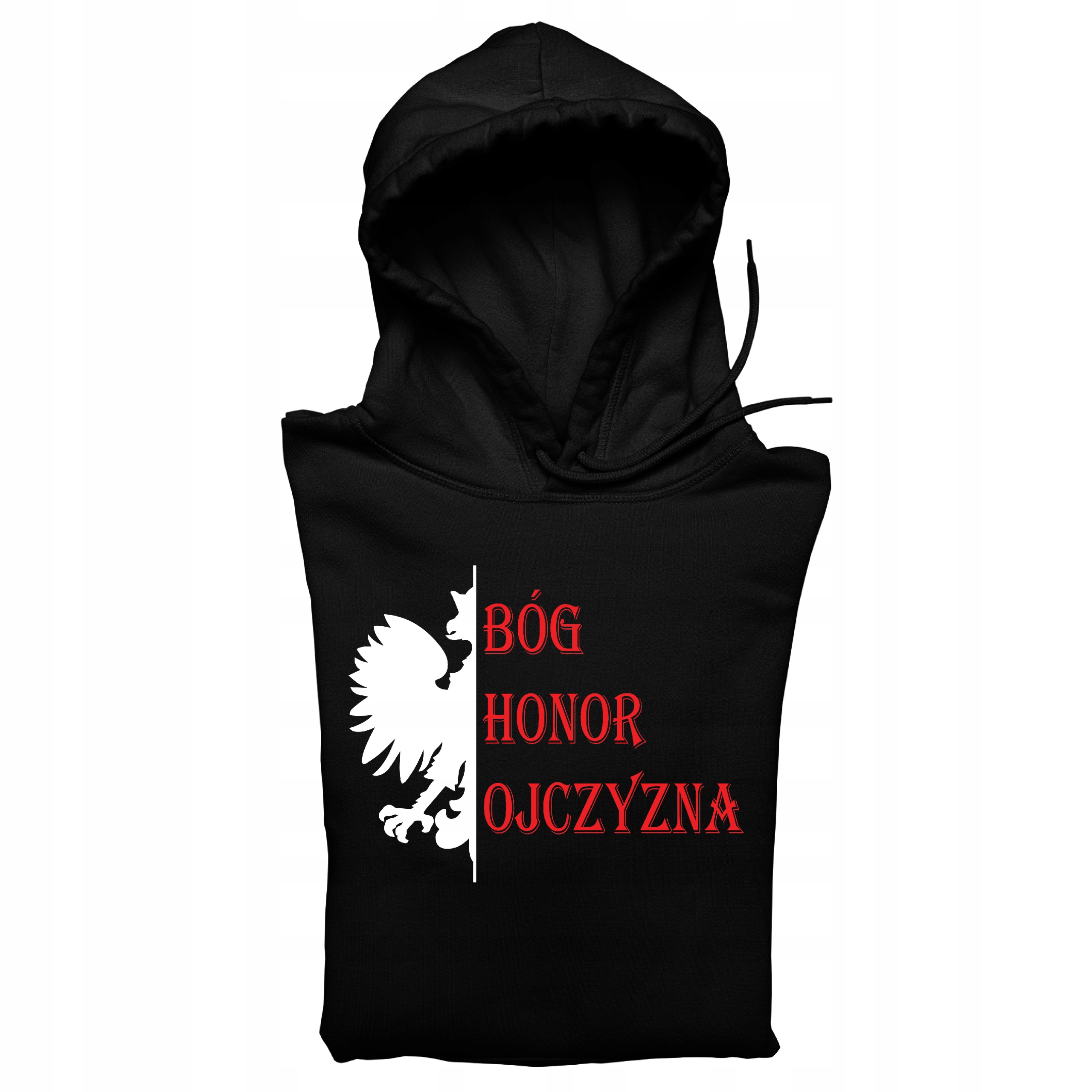 

Patriotyczna Bluza Z Kapturem Na Prezent Bóg Honor