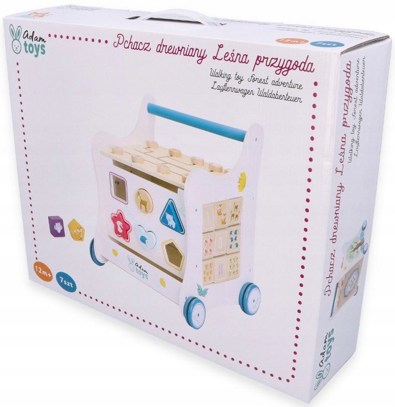 DREWNIANY Pchacz Chodzik LEŚNA PRZYGODA 5w1 Efekty brak