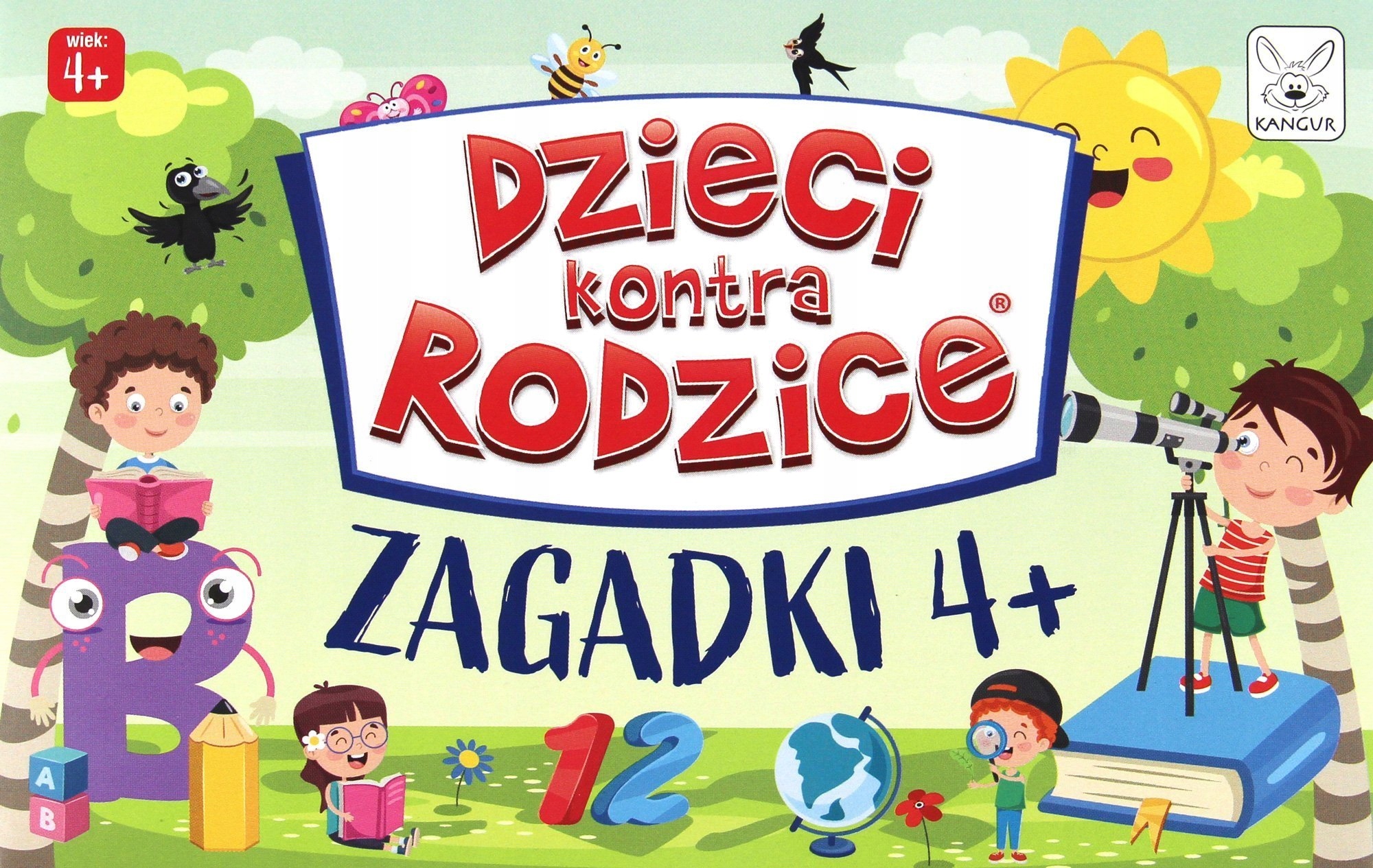 

Gra Rodzinna Dzieci Kontra Rodzice Zagadki 4+