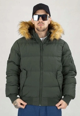 Pit Bull zimní bunda Burnt olivová