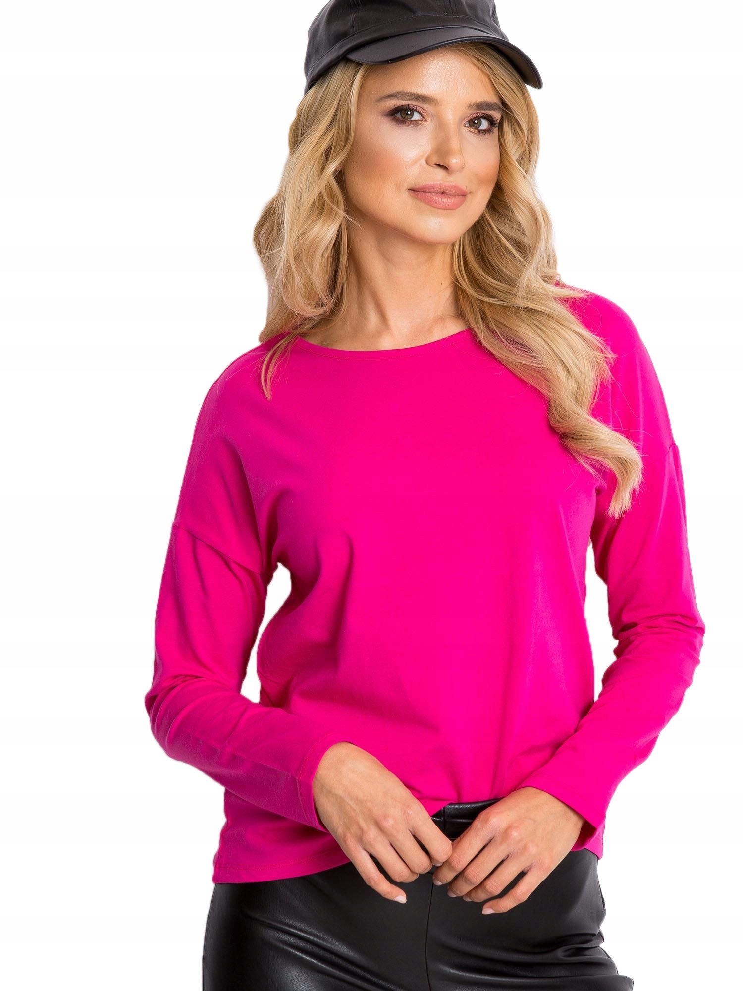 

Wygodna Bluzka Damska Bawełniana longsleeve - Xs