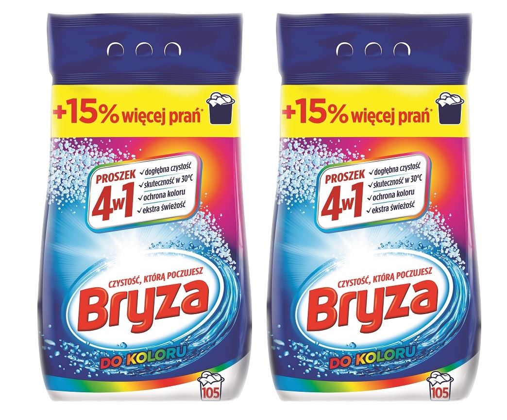 

Bryza Proszek do prania 4w1 2x 6,825kg 210pr Kolor