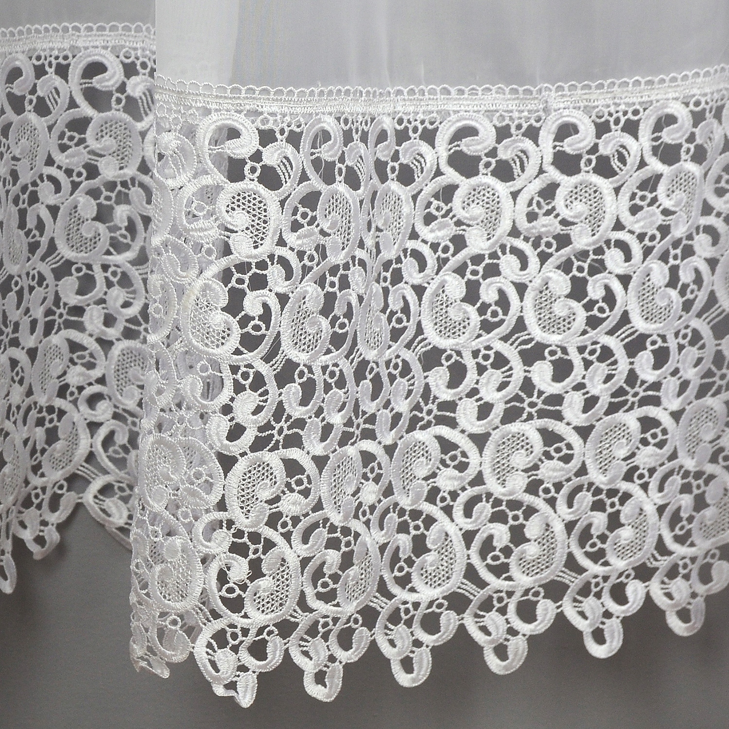 FIRANA GOTOWA Z KORONKĄ DŁUGA 220x400 FIRANY GOTOWE DO SALONU DUŻY WYBÓR Marka inna