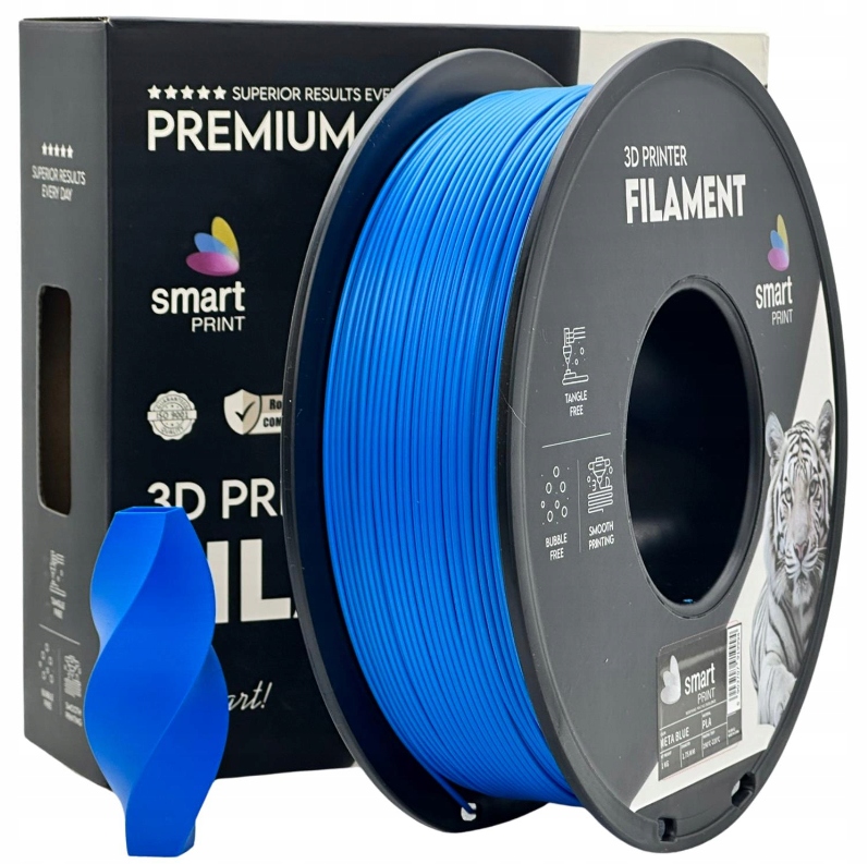 Filament Pla Meta 1,75mm 1kg 1000g niebieski blue