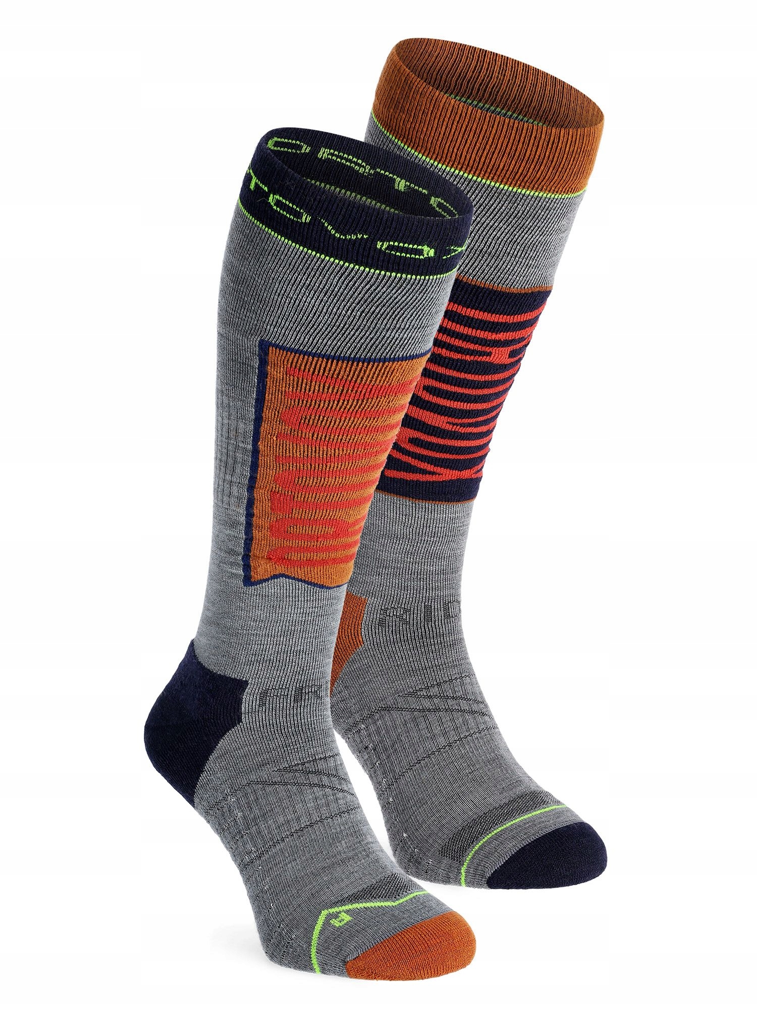 Lyžařské Ponožky Ortovox Free Ride Long Socks clay orange 45-47