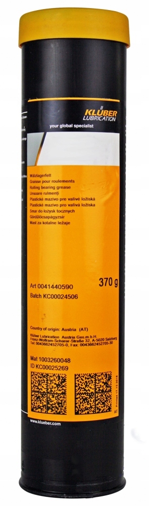 Kluber Stabutherm Gh 461 wysokotemperaturowy smar poślizgowy 370g