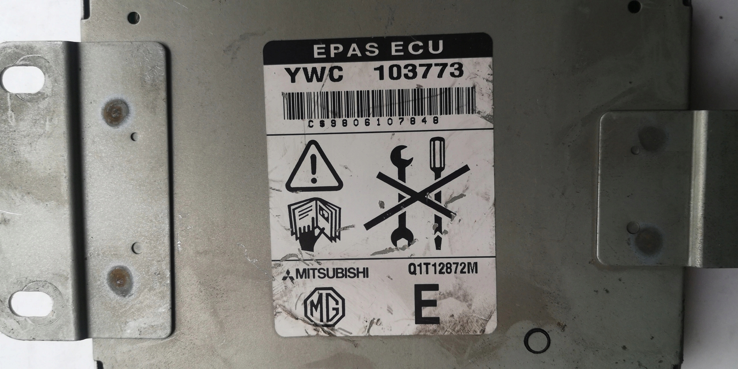 MITSUBISHI MG computer ECU EPAS YWC Q1T12872M 1037
