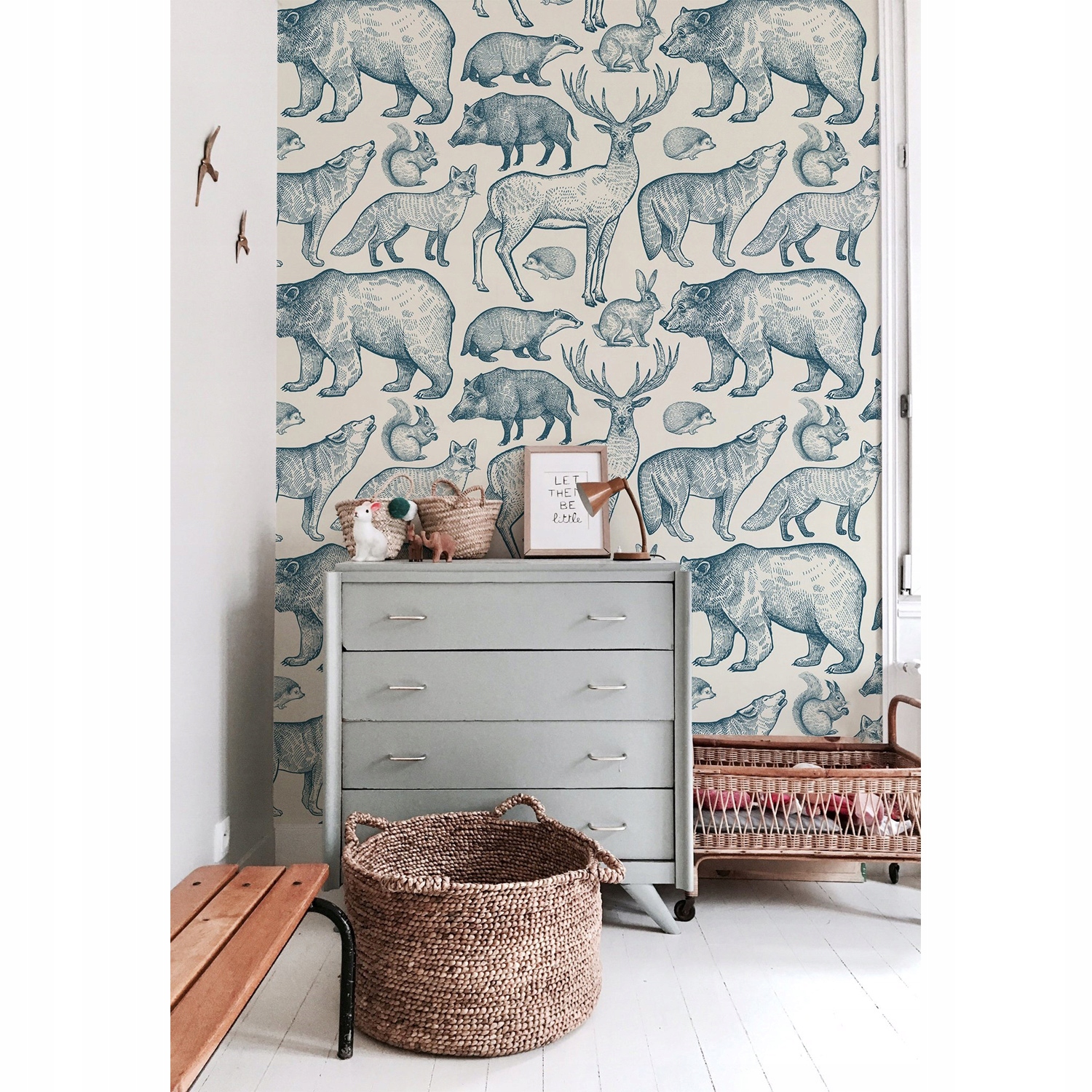 

Tapeta flizelinowa Zwierzęta leśne 416x254 + klej