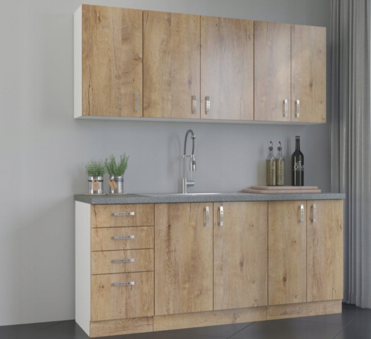 Szafka kuchenna słupek lefkas 40dk-210 2f Głębokość mebla 57 cm