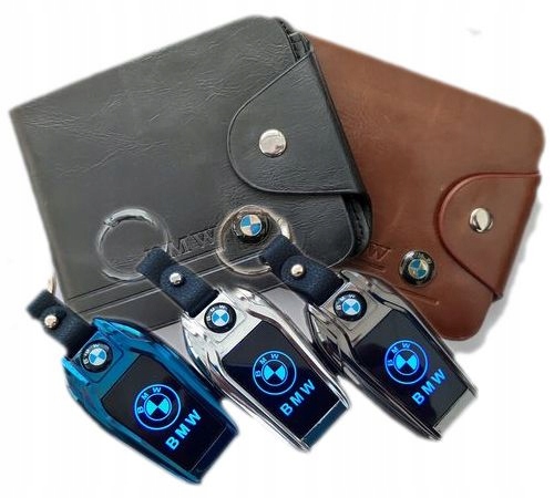 Гаманець запальничка розжарювання BMW подарунковий набір 2в1