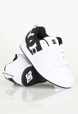 Boty DC Shoes Court Graffik 300529-WLK bílo černé