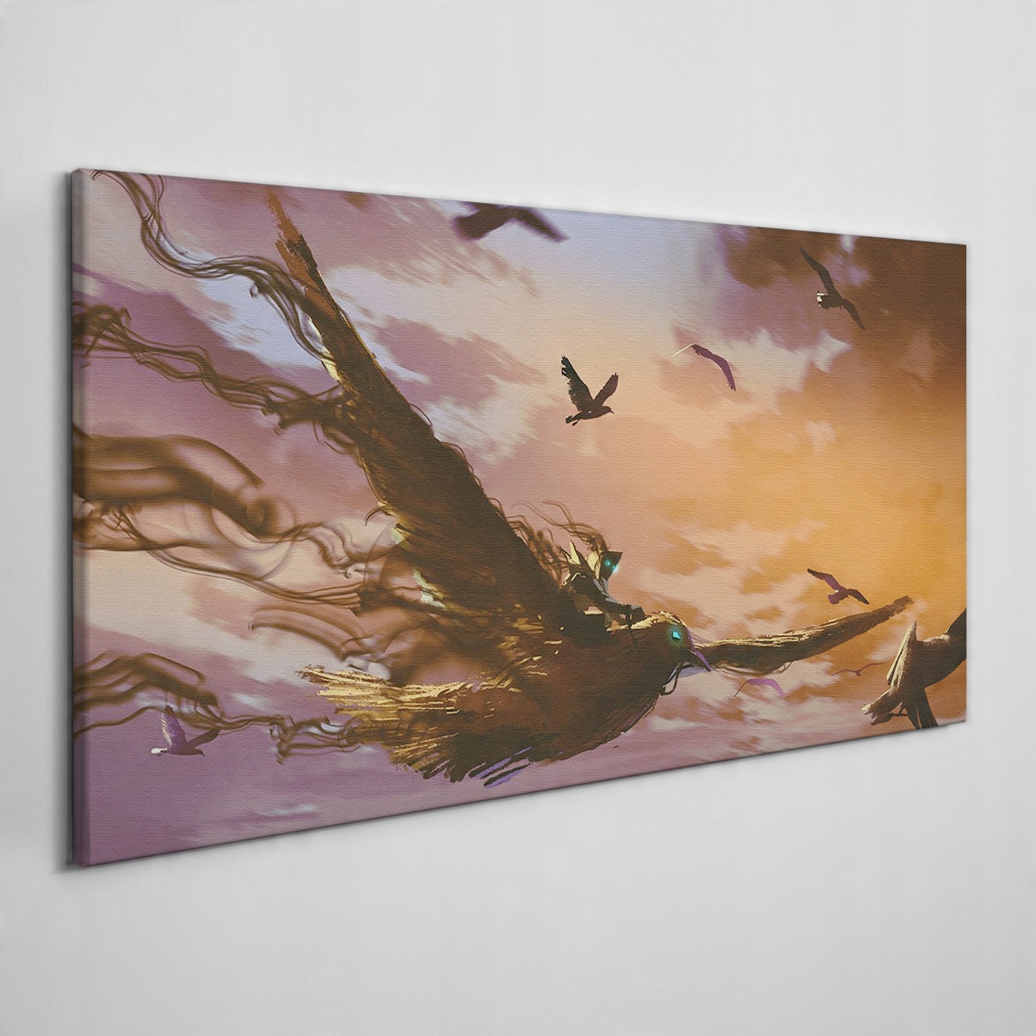 

Foto-obraz na ramie płótno Fantasy ptaki 100x50 cm