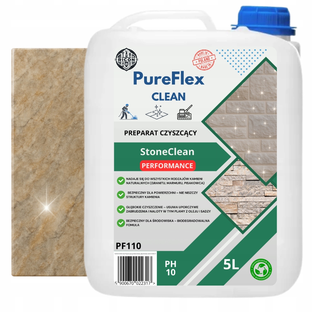 Levně Prostředek Na Mytí Přírodního Kamene Koncentrát Gres Granit Teraco 5 L