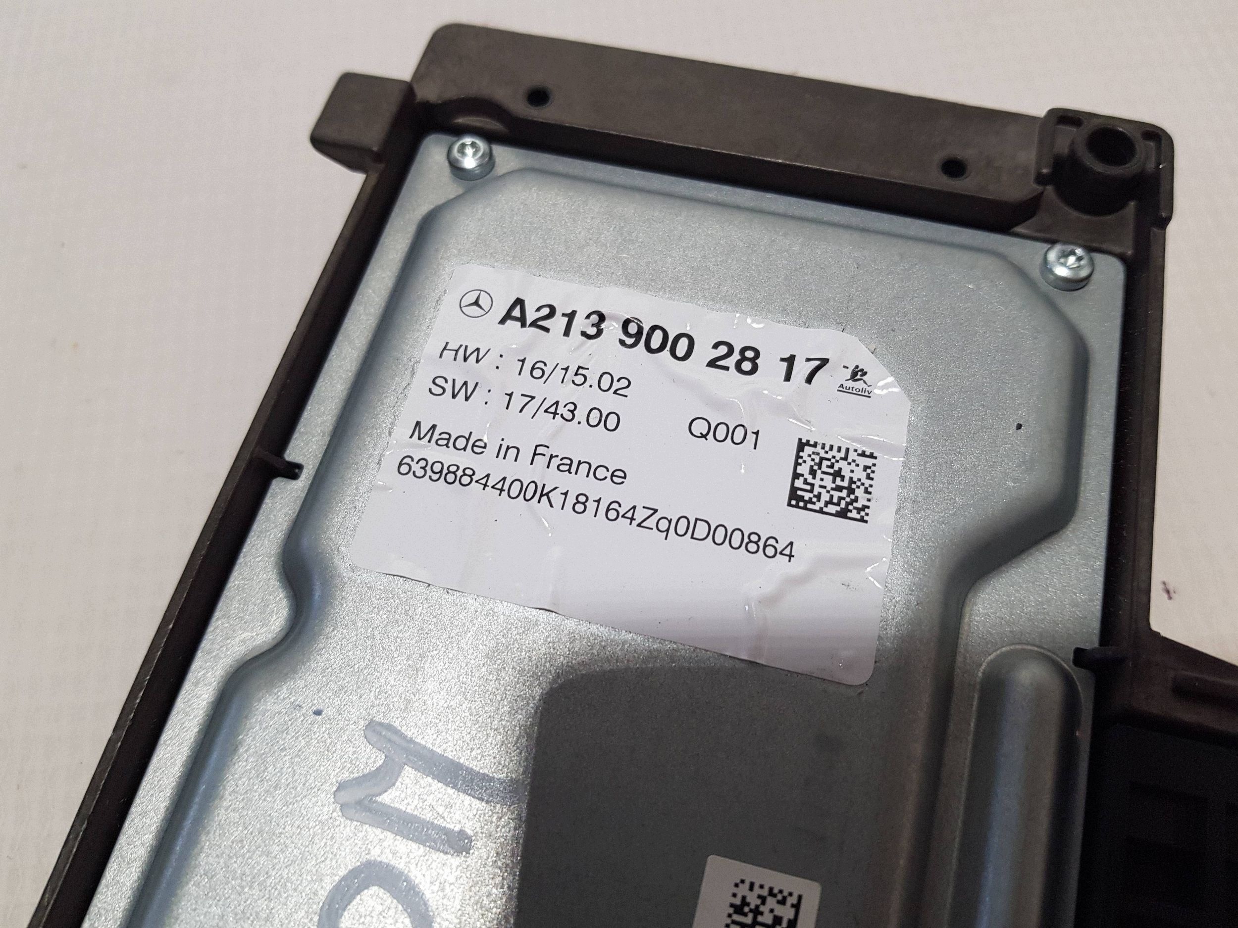 MERCEDES W222 W205 W213 control unit TEMPOMATU module DISTRONIC A2139002817