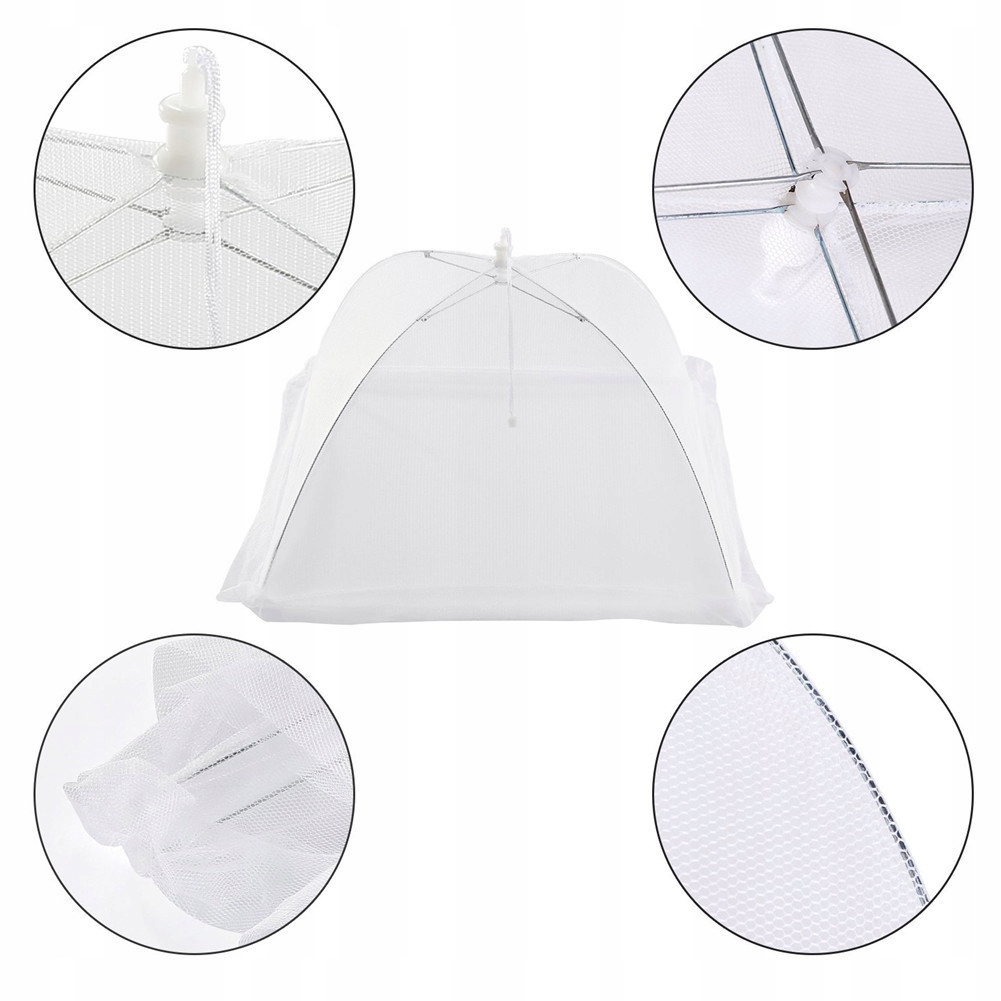 MOSKITIERA OSŁONA NA ŻYWNOŚĆ JEDZENIE NA OWOCE KLOSZ PRZED OWADAMI GRILL Marka simplo