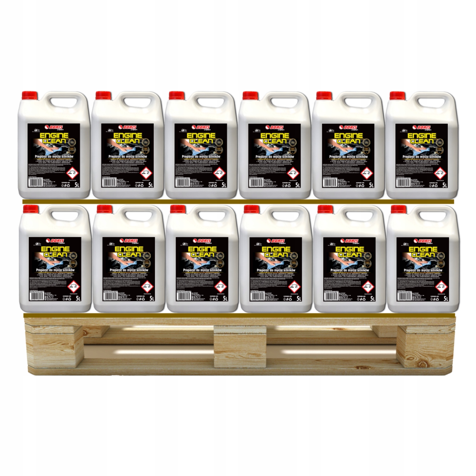 Doris Engine clean Čistič motorů 410L Sada 82ks x 5L