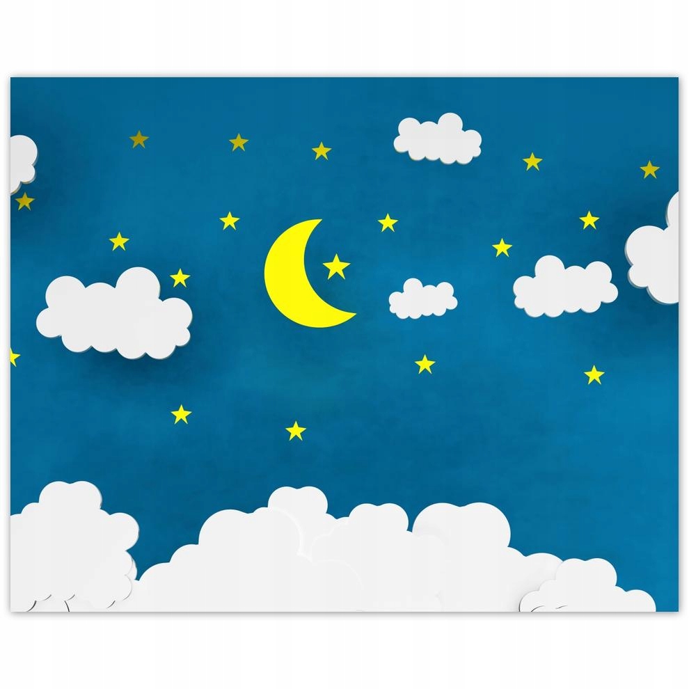

Plakat 50x40 Noc Księżyc Nocne fototło