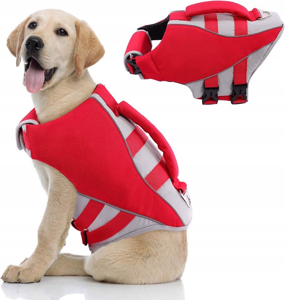 Levně Záchranná Vesta Pro Psa Reflexní Kapok Pro Zvířata Do Vody Pes