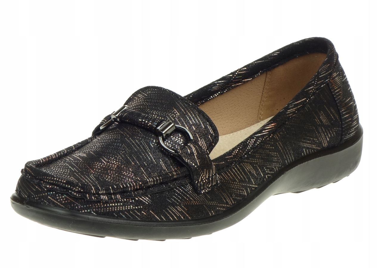 Polobotky Mokasíny Dámské Wojtyłko Módní Lehké Nazouvací Boty Light Step 39