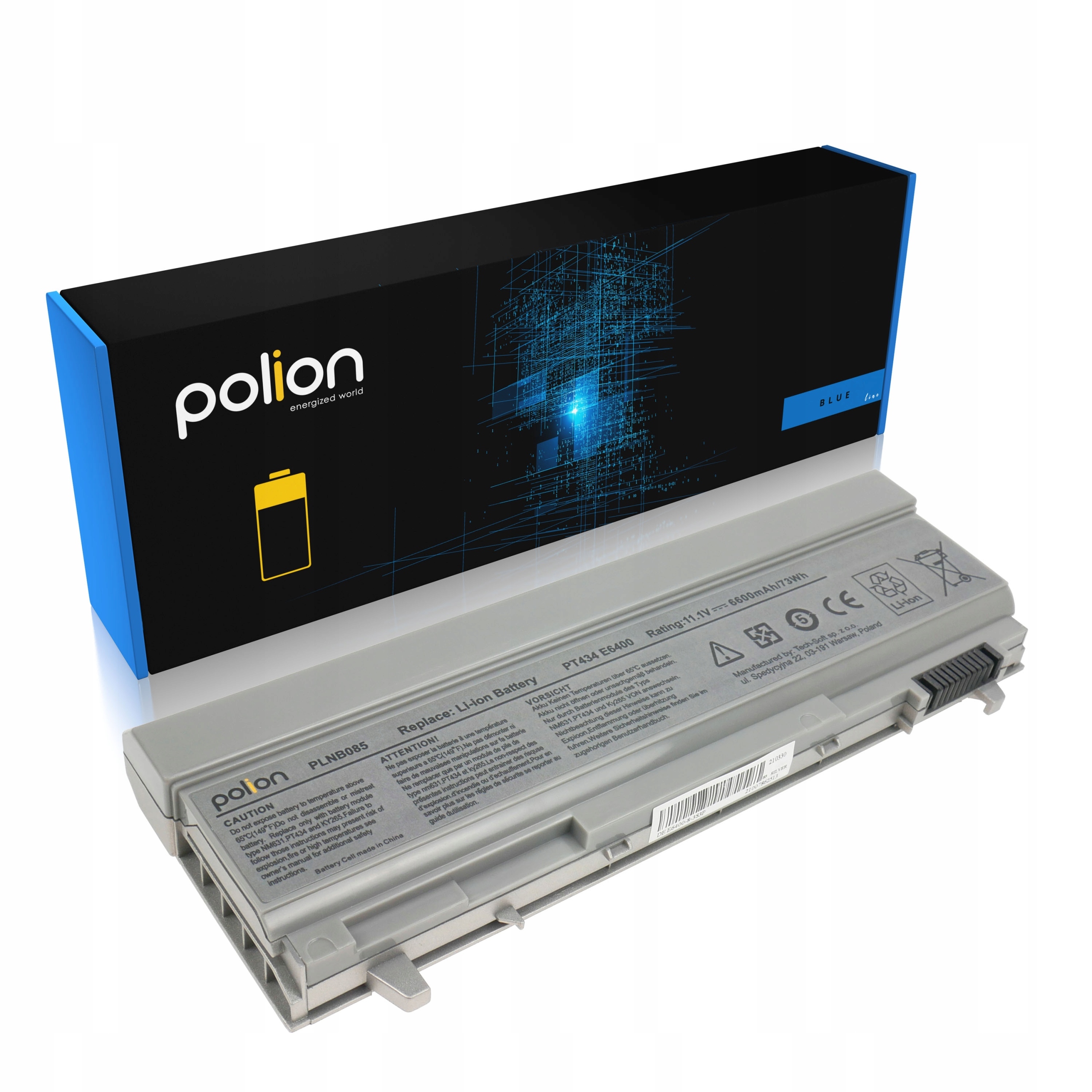 

Bateria do Dell Latitude E6400 E6410 E6500 Duża