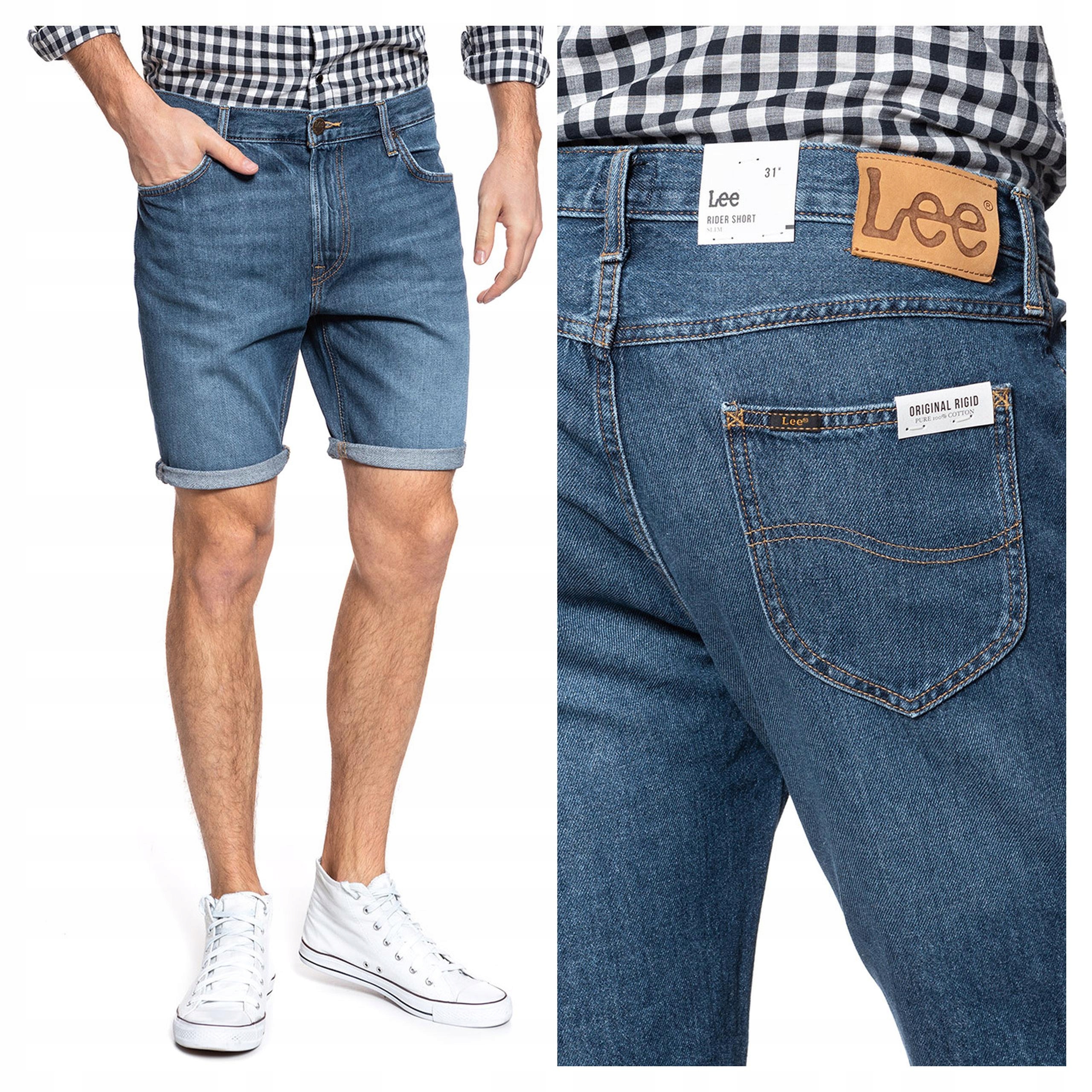 Pánské džínové šortky Lee Rider Short 31