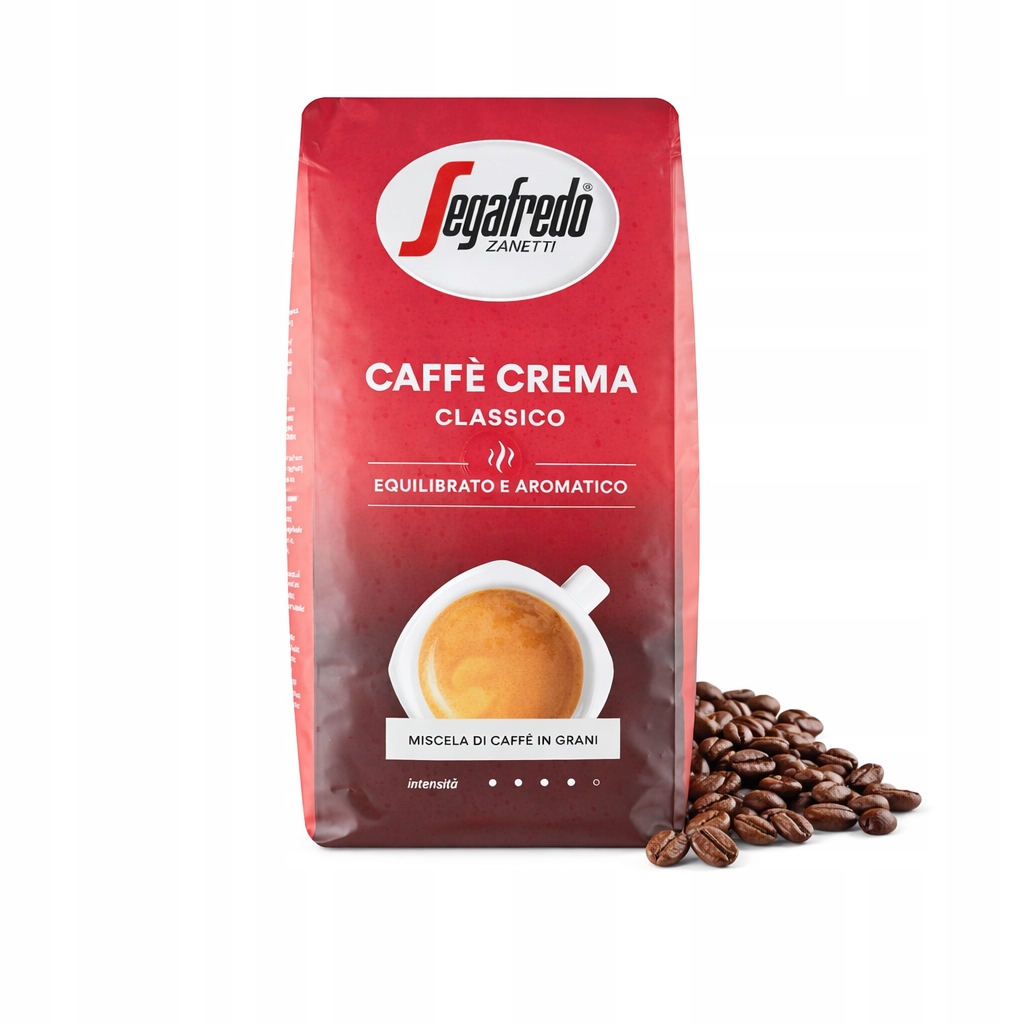 Levně Káva zrnková 1 kg Segafredo Zanetti Caffè Crema Classico do kávovaru