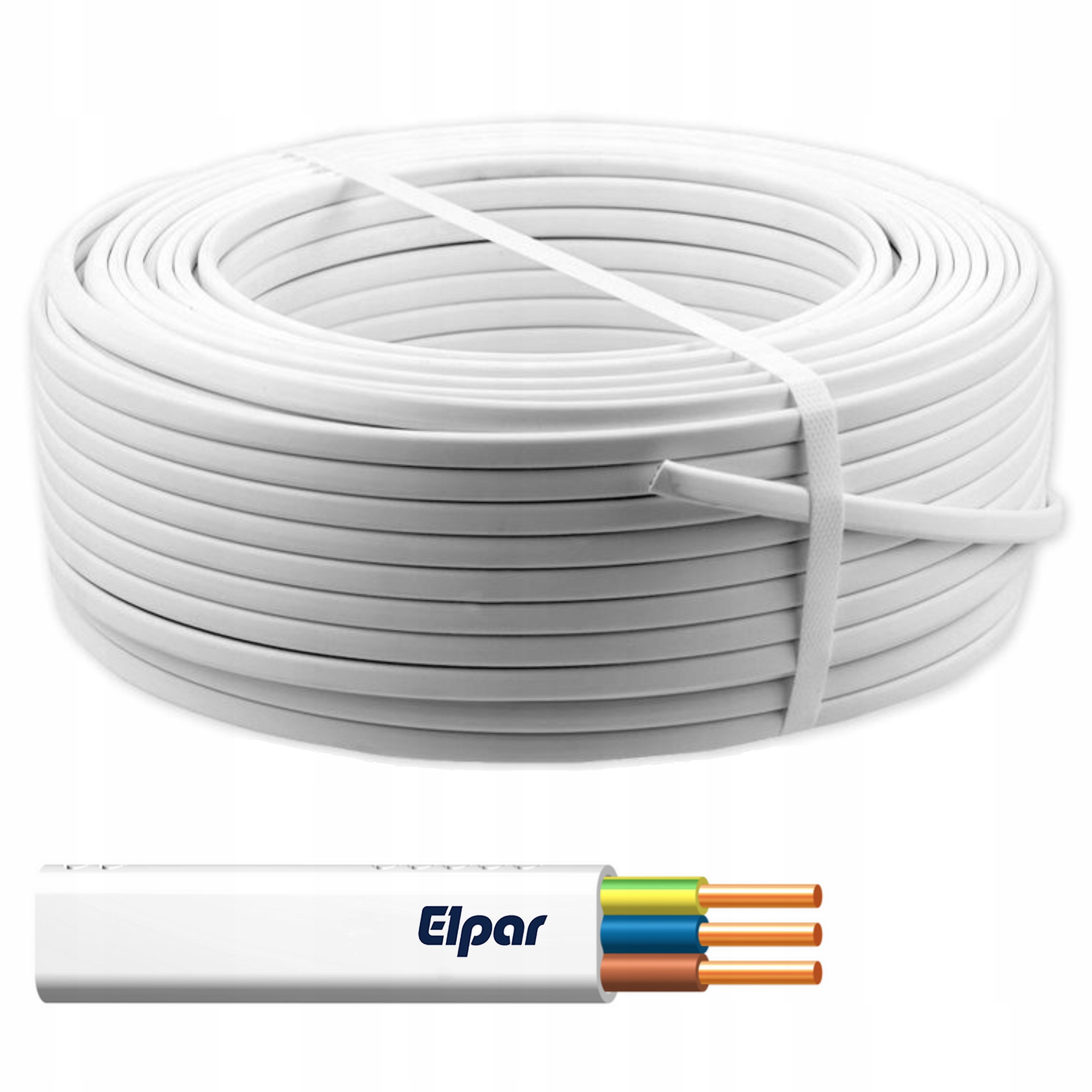 

Przewód płaski kabel YDYp 3x1,5 450/750V za metr