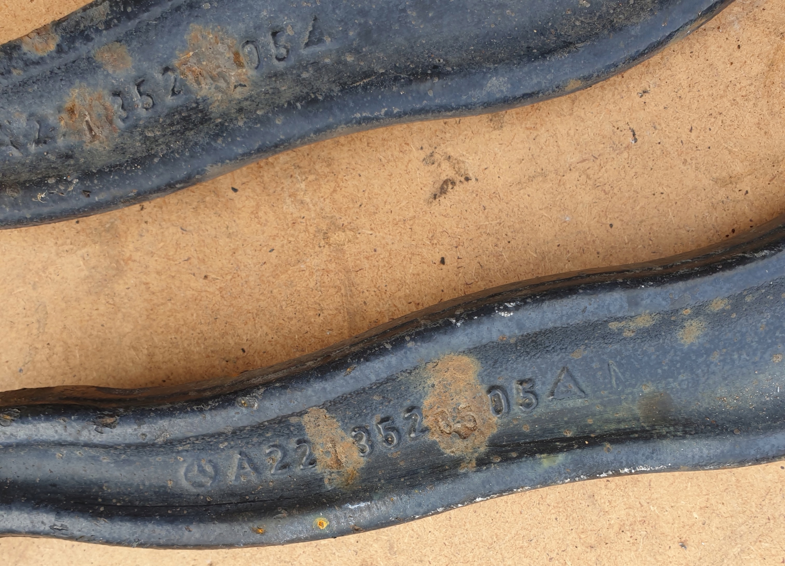 arm springing left right rear part rear MERCEDES S W221 OE