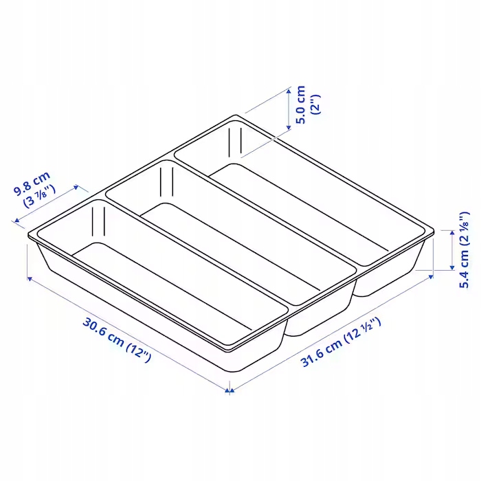IKEA UPPDATERA pojemnik na sztućce 32x31cm Stan opakowania oryginalne