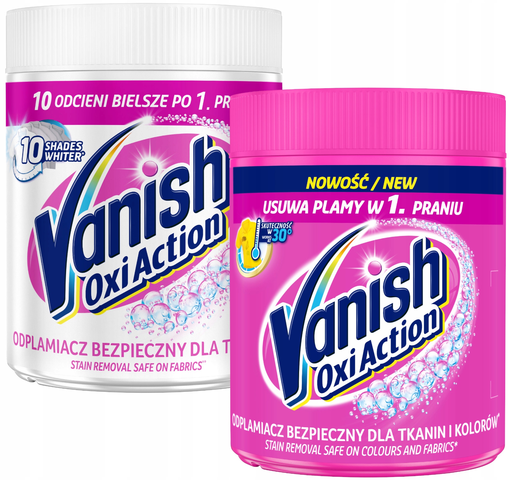 

Vanish Oxi Action Odplamiacz Kolor Białe 2 x 470g