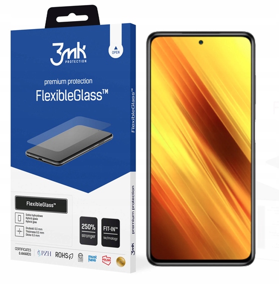 

Szkło 3MK FlexibleGlass do Xiaomi Poco X3 Szkło