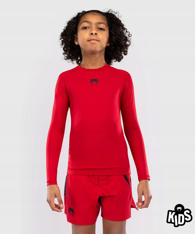 Dětský Rashguard Venum Contender Dl. rukáv červený VENUM-05609-003 2000