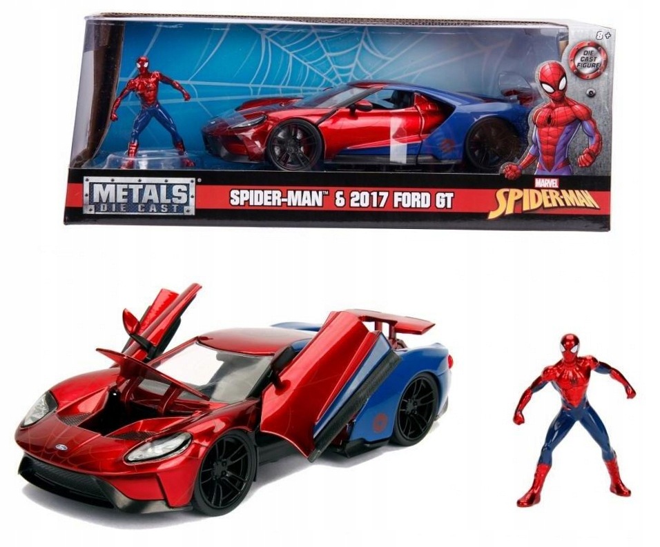Jada Marvel Spider-Man 2017 Ford Gt 1:24
