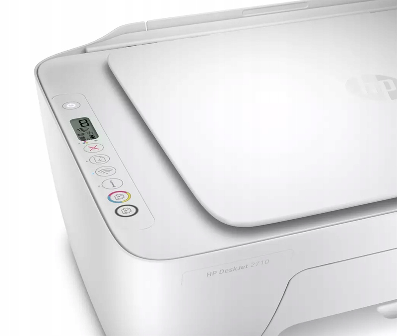 DRUKARKA Urządzenie 3w1 KOLOROWA ATRAMENTOWA DRUK KOLOR SKANER KOPIA WIFI Model DeskJet 2710e