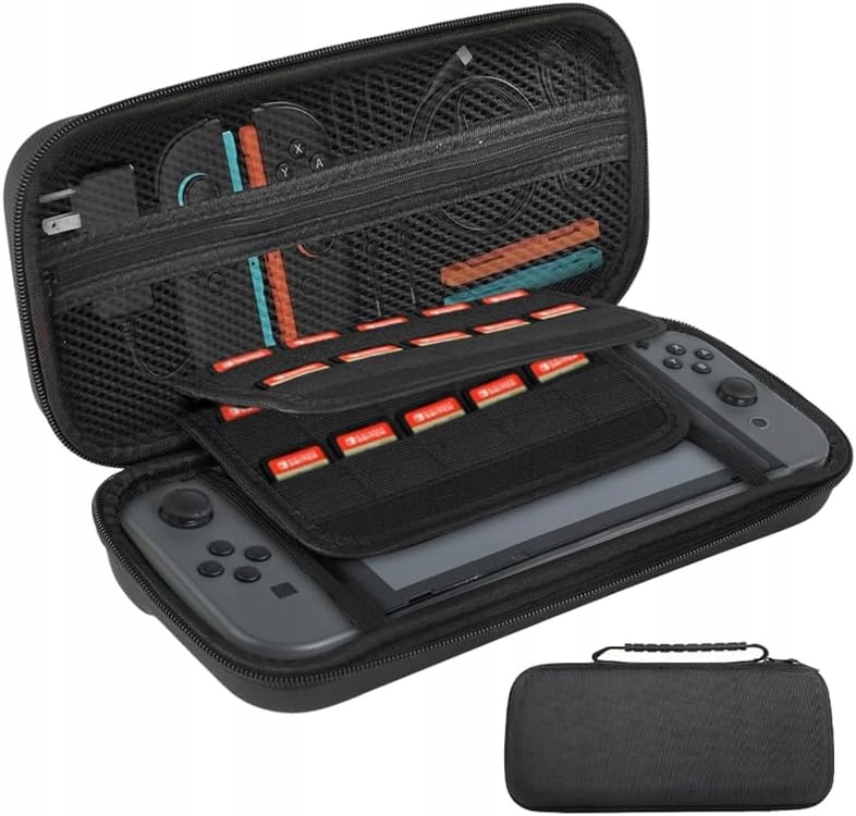 ETUI OCHRONNE TWARDE PRZENOŚNE DO NINTENDO SWITCH 2 2025 POKROWIEC CZARNY