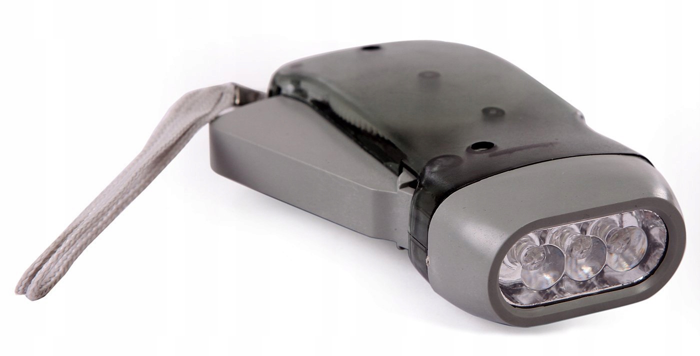 LATARKA 3 LED KIESZONKOWA ŁADOWANA DYNAMO Rodzaj reflektor i szperacz