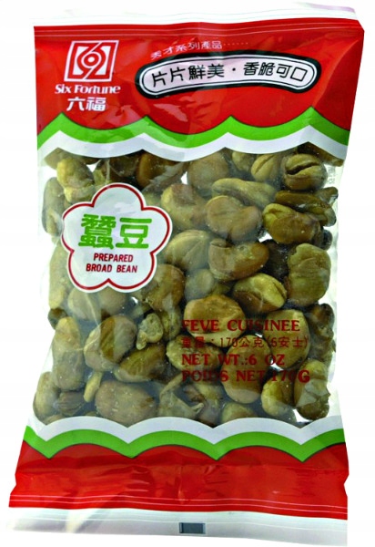 

Prażony bób z solą 170g Six Fortune