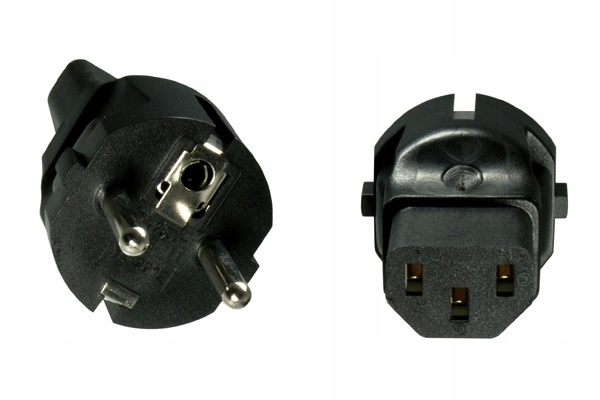 Adapter Cee 7/7 na Iec C13 napięcie 230V, 10A