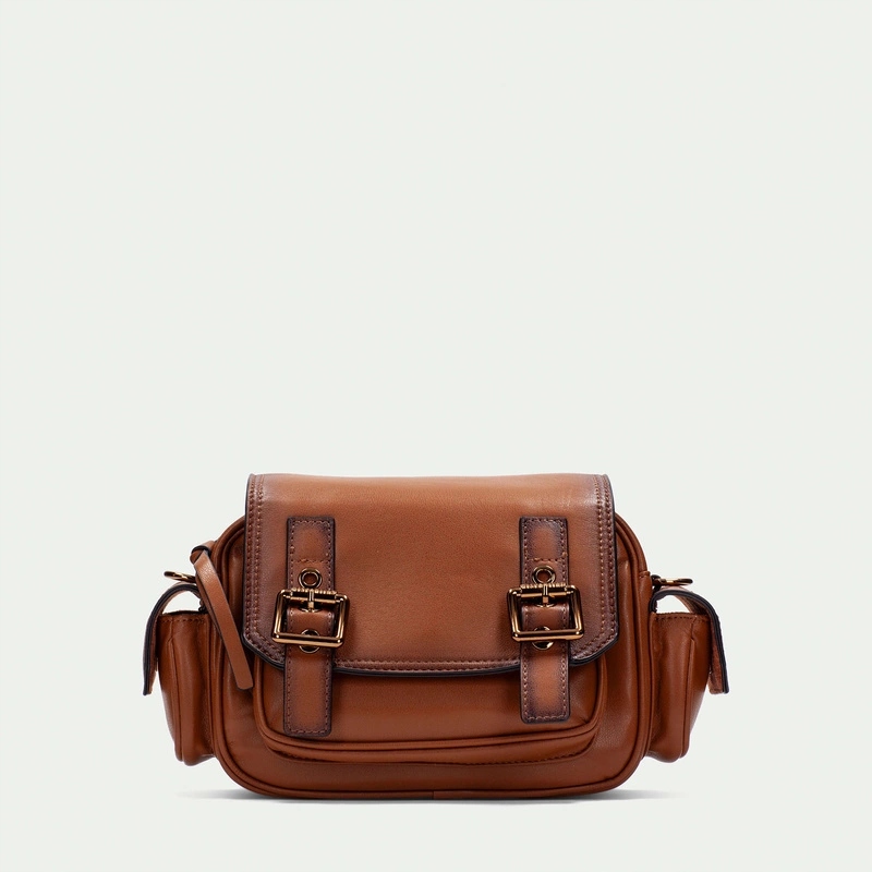 Dámská kabelka přes rameno Hispanitas BI254143 Hnědá