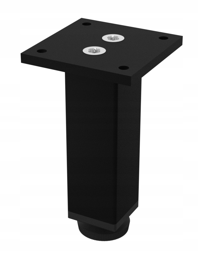 

Aluminiowa Nóżka Meblowa 100 MM Czarna Regulowana