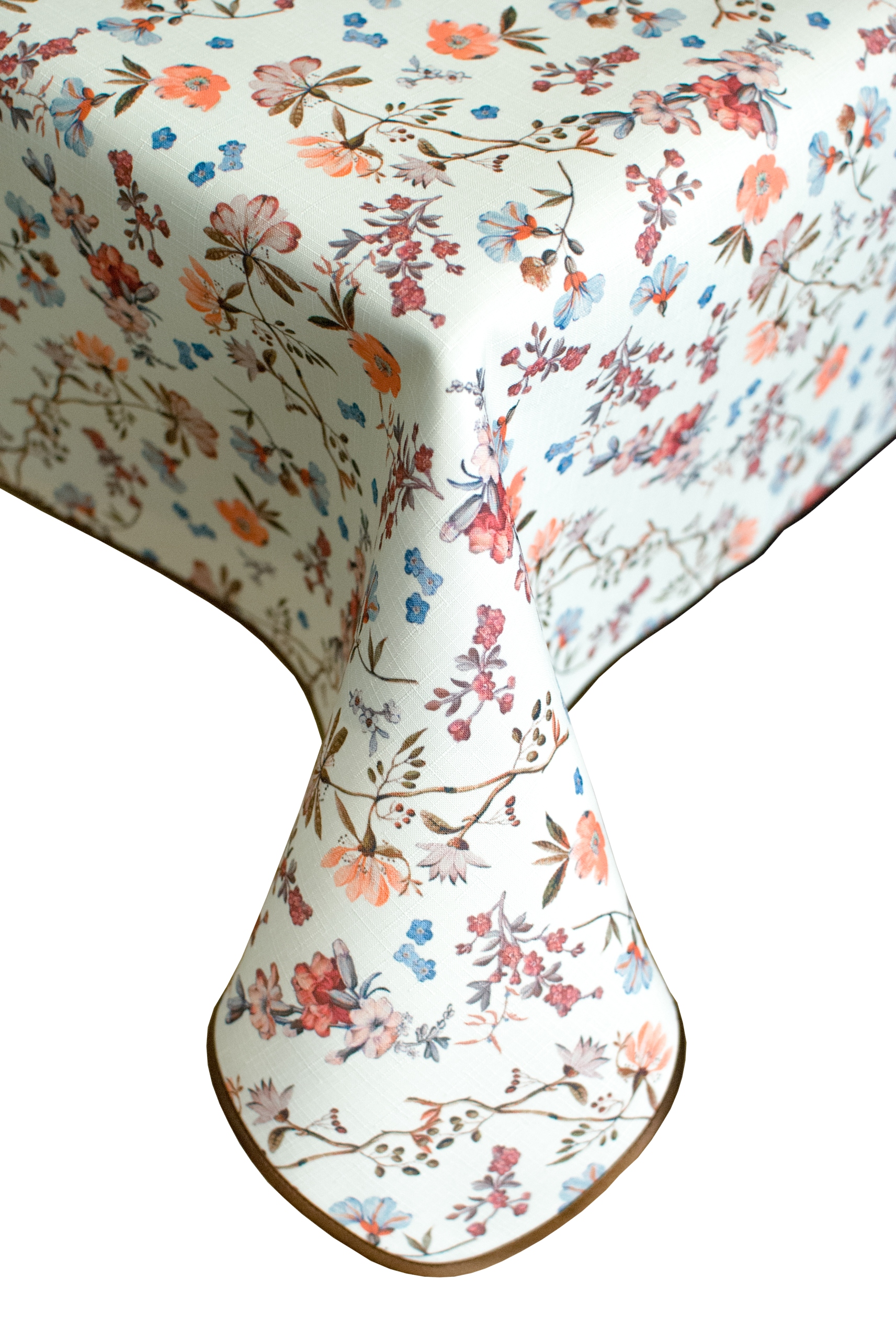 Obrus kwiatowy plamoodporny z lamówką 150X390