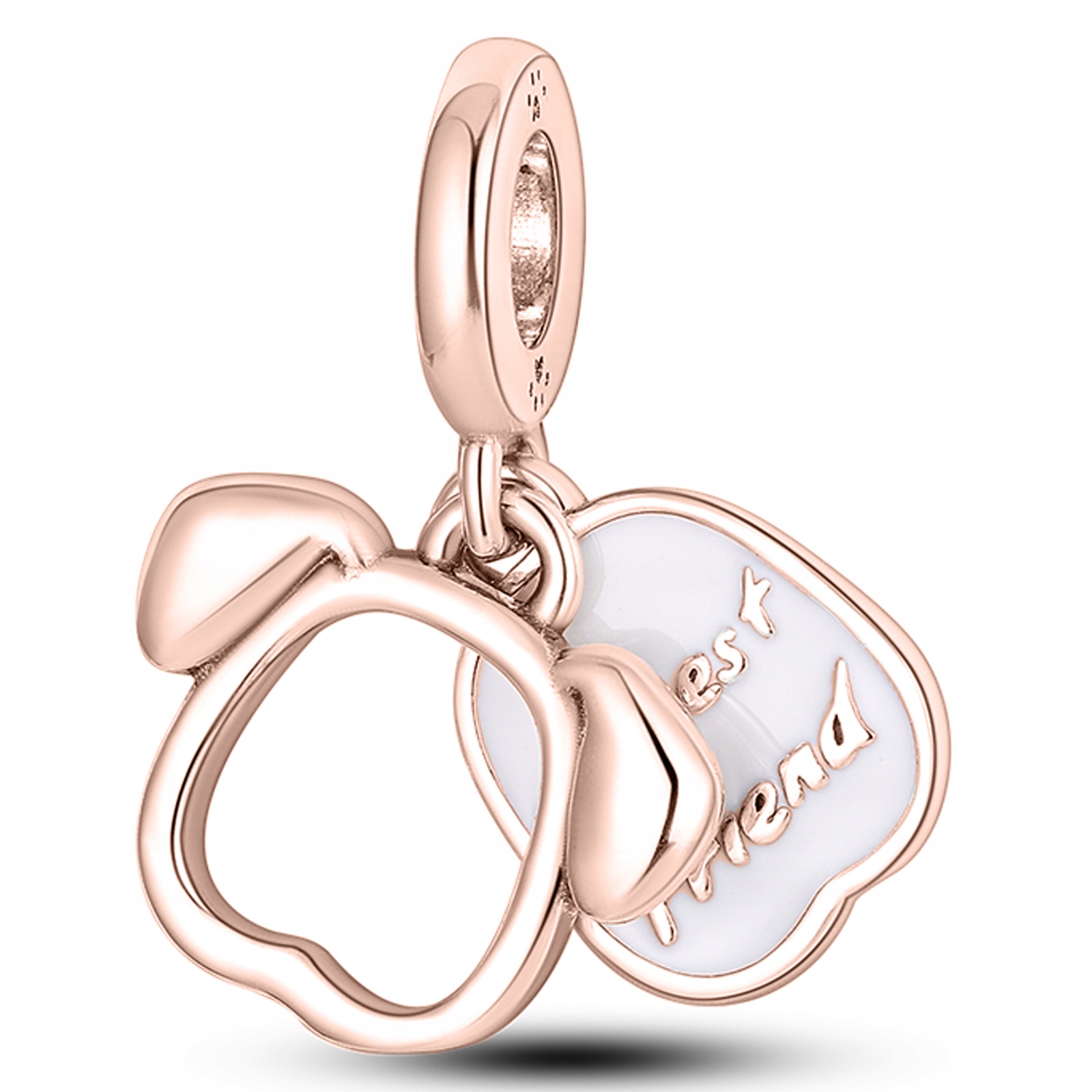 Přívěsek Psík Pes růžové zlato stříbro 925