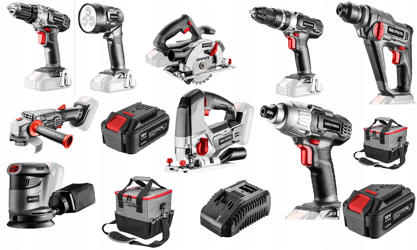 Graphite Sada Elektrického Nářadí Akumulátor 18V 4,0Ah