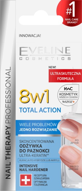 

Eveline Nail Therapy 8w1 Odżywka do Paznokci 12ml