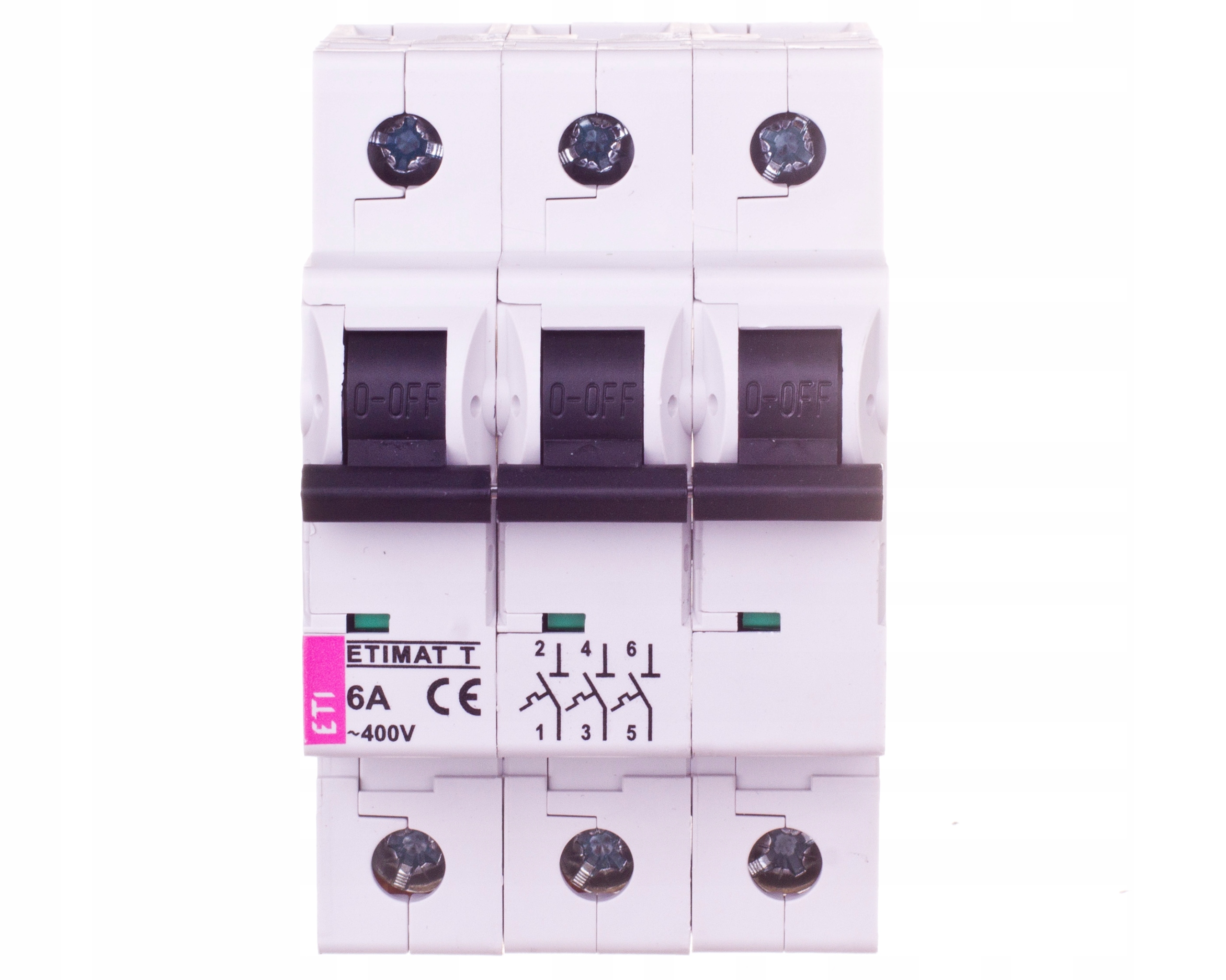 Omezovač přepětí Etimat T 3P 6A Ac 400V 6kA IP20 ETI-002181094